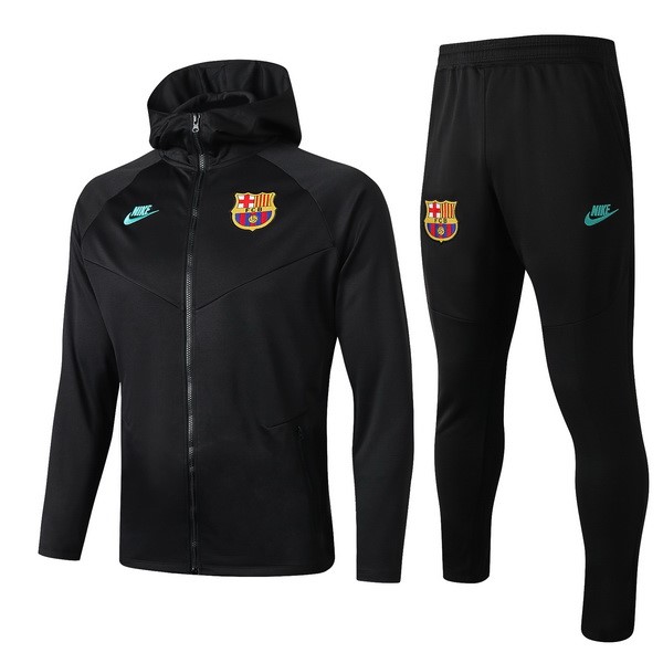 Trainingsanzug Barcelona 2019-20 Schwarz Grün Gelb